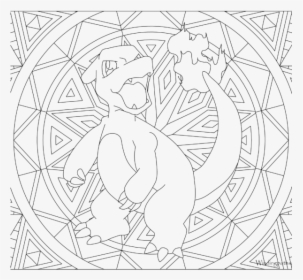 Adult Pokemon Coloring Page Charmeleon Detective Pikachu Coloring Pages Hd Png Download Transparent Png Image Pngitem