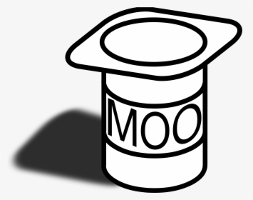 Styrofoam Cup Drawing - Simple Drawing Of Yogurt, HD Png Download, Transparent PNG