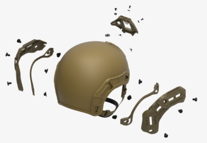 Flux Ballistic Helmet Exploded View - Flux Ballistic Helmet, HD Png Download, Transparent PNG