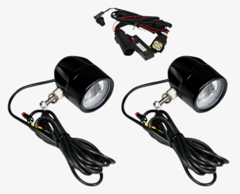 Custom Dynamics Black Fog Light Kit For 14-19 Harley - Light, HD Png Download, Transparent PNG