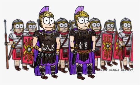 Roman Army Cartoon Png, Transparent Png, Transparent PNG