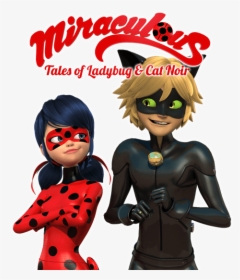 Tales Of Ladybug & Cat Noir Coloring Pages - Miraculous Ladybug And Cat Noir Png, Transparent Png, Transparent PNG