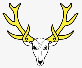 Heraldry Vector Deer - Coat Of Arms Deer Head, HD Png Download, Transparent PNG