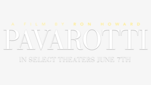 Pavarotti - Pavarotti Movie Logo, HD Png Download, Transparent PNG