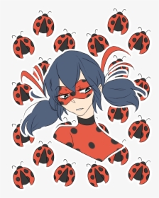 Random Miraculous Ladybug Fanart~ also Find It On Redbubble - Cartoon, HD Png Download, Transparent PNG
