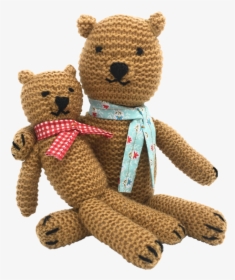 A Very First Picture Book Knitting Stuffed Animals - Knitted Teddy Bears Png, Transparent Png, Transparent PNG