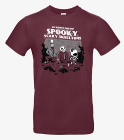 Ilustrata Spooky Scary Skeletons T-shirt B&c Exact - Gamer T Shirt No Background, HD Png Download, Transparent PNG
