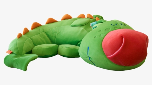 Stuffed Animal, Dragon, Seat Dragon, Children, Isolated - Stuffed Animal Caterpillar Chair, HD Png Download, Transparent PNG