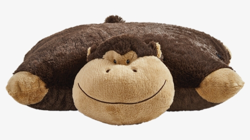 18 Stuffed Animal Plush Toy Large Pillow Pets My My - Monkey Pillow Pets, HD Png Download, Transparent PNG