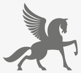 Pegasus Png Free Download - Heraldic Animals, Transparent Png, Transparent PNG