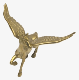Flying Pegasus Statuette - Pegasus Flying Png, Transparent Png, Transparent PNG
