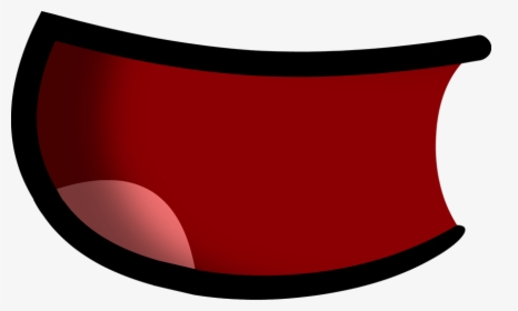 Open Mouth 3 Shaded - Bfdi Mouth Open, HD Png Download, Transparent PNG