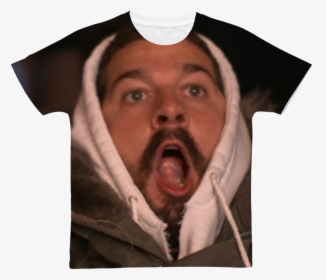 Shia Labeouf ﻿classic Sublimation Adult T-shirt - Shia Labeouf Meme, HD Png Download, Transparent PNG