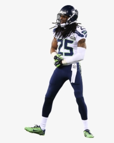 Transparent Russell Wilson Png - Richard Sherman White Background, Png Download, Transparent PNG
