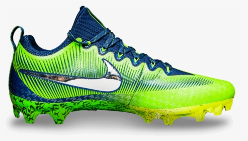 Courtesy Seahawks - Com - Russell Wilson Cleats 2017 Nike, HD Png Download, Transparent PNG