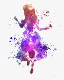 Alices Adventures In Wonderland White Rabbit Cheshire - Alice In Wonderland Watercolor, HD Png Download, Transparent PNG