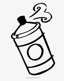 Spray Can Coloring Page - Color Page Spray Can, HD Png Download, Transparent PNG