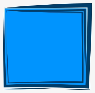 Blue Frame Frame Background Album Border Design - Blue Frame Background Png, Transparent Png, Transparent PNG