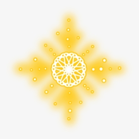 Transparent Gold Snowflake Png - Circle, Png Download, Transparent PNG