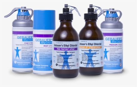 Gebauer S Ethyl Chloride® Aerosol Spray Can - Gebauer's Ethyl Chloride, HD Png Download, Transparent PNG