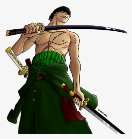 Download Roronoa Zoro - One Piece Kitetsu Sword - Full Size PNG