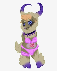 Baphomet Babe With No Name - Cartoon, HD Png Download, Transparent PNG