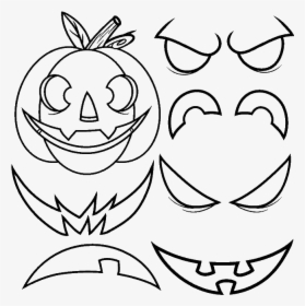 How To Draw Jack O Lantern - Easy Jack O Lantern Drawing, HD Png Download, Transparent PNG