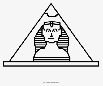 Pyramid Coloring Page - Find X Lines And Angles, HD Png Download, Transparent PNG