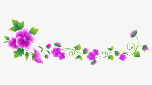 Flower Clip Art - Clip Art Flower Line, HD Png Download, Transparent PNG