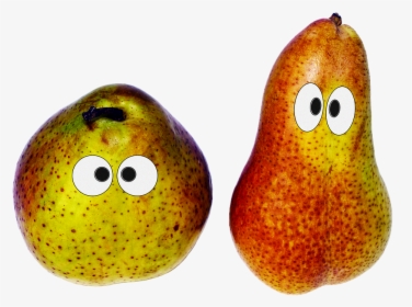 Pears, Cheeky Rascal, Fruit, Face, Funny, Eyes, HD Png Download, Transparent PNG