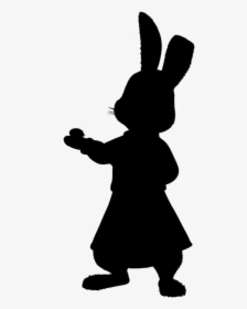 White Rabbit Silhouette Mashimaro Art - Illustration, HD Png Download, Transparent PNG