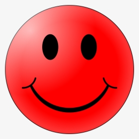 Red Smiley Face 6, Buy Clip Art - Smiley Face Pink Color, HD Png Download, Transparent PNG