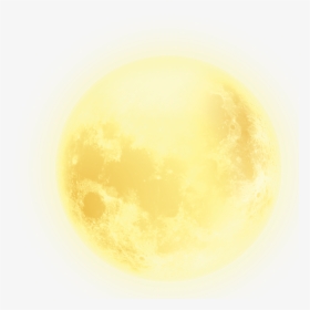 金黄色泛光月亮 - Planet, HD Png Download, Transparent PNG