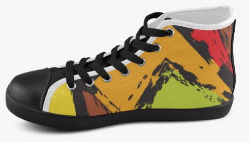 Yellow Brick Road Men S High Top Canvas Shoes - Skate Shoe, HD Png Download, Transparent PNG