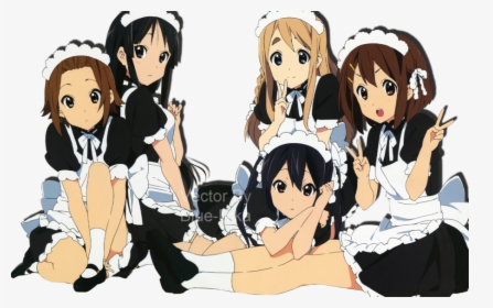 Cute Anime Girl Group, HD Png Download, Transparent PNG