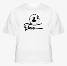 Cereal Guy Rage Comic 4chan Meme Funny T Shirt Cereal - Lung Cancer Fighting Shirts, HD Png Download, Transparent PNG