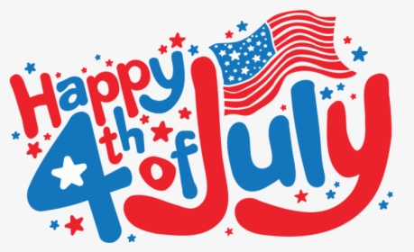 Happy 4th Of July Text, HD Png Download, Transparent PNG