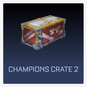 Champions Crate 1 Png - Rocket League Crate Drop, Transparent Png, Transparent PNG