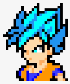 Goku Super Saiyan Blue Pixel, HD Png Download , Transparent Png Image -  PNGitem