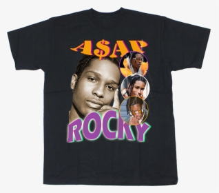 Asap Rocky T Shirt Testing , Png Download - Asap Rocky X Vlone ...