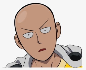 One Punch Man Face Png - One Punch Man Emote, Transparent Png, Transparent PNG