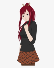 Casual Erza Scarlet Outfits - Erza Scarlet Casual Clothes, HD Png Download, Transparent PNG