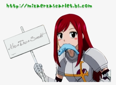 Miza Erza Scarlet - Anime Render Fairy Tail, HD Png Download, Transparent PNG