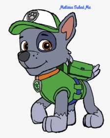 Paw Patrol Rocky Recycler Pup Clipart Drawing Transparent - Rocky Paw Patrol Drawing, HD Png Download, Transparent PNG