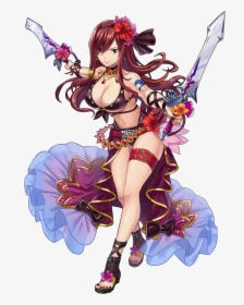 Erza Scarlet Drawn By Genezizpaz - Fairy Tail Girl Hot, HD Png Download, Transparent PNG