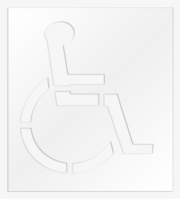 Transparent Handicap Sign Png - Handicap Sign Dimensions, Png Download, Transparent PNG