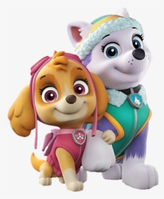 Paw Patrol Skye And Everest, HD Png Download, Transparent PNG