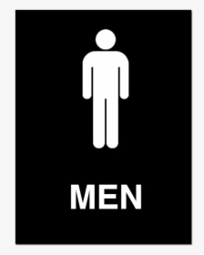 Printable Handicap Sign Mens Bathroom Signs Printableandicap - Men Restroom Sign, HD Png Download, Transparent PNG