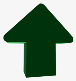 Arrow, The Direction Of The 3d, Green, Top, High - Sign, HD Png Download, Transparent PNG
