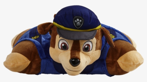 Nickelodeon Paw Patrol Jumboz Chase Pillow Pet Open - Stuffed Toy, HD Png Download, Transparent PNG